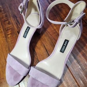 Nine West Lavender Heeled Sandals